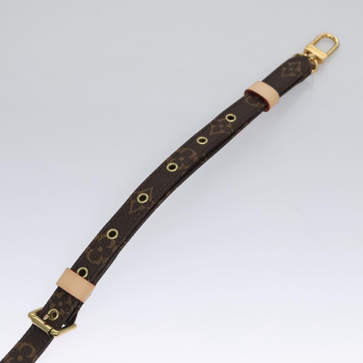 Louis Vuitton Adjustable Shoulder Strap Monogram Canvas, BROWN, CANVAS, Straps