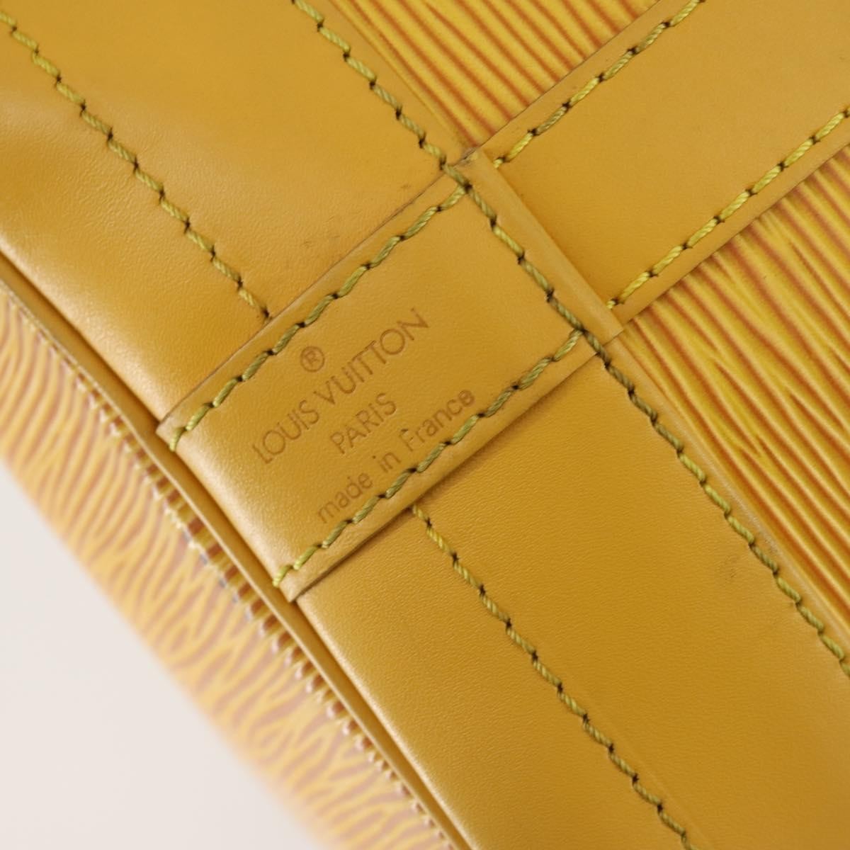 Louis Vuitton Noe Handbag Epi leather, YELLOW, LEATHER, Shoulder bag