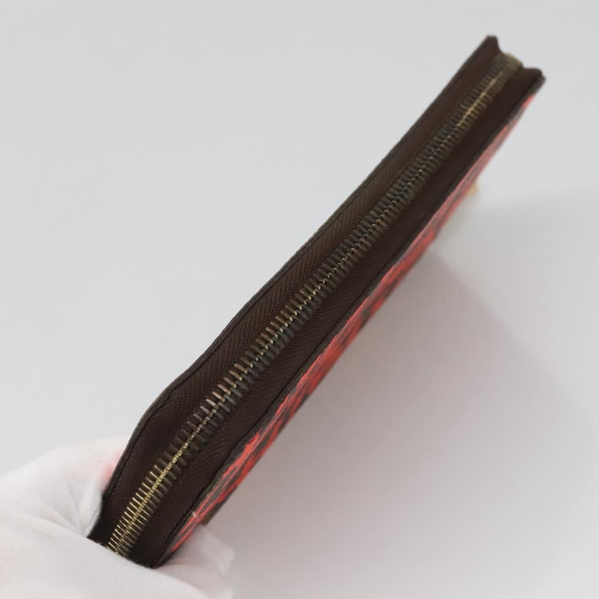 Louis Vuitton Zippy Wallet NM Monogram Graffiti, ORANGE, CANVAS, Wallets