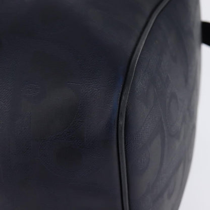 Christian Dior Lady Dior Boston Bag Canvas, NAVY, CANVAS, Travel bag