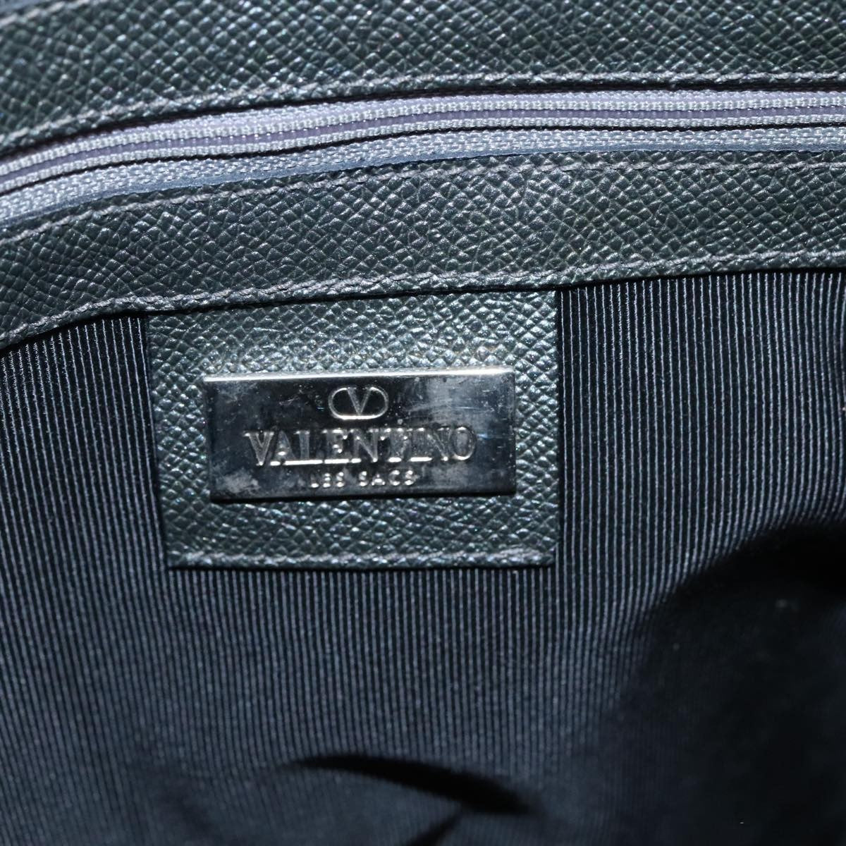 Valentino Garavani Vlogo tote bag Leather, GRAY, LEATHER, Tote bag