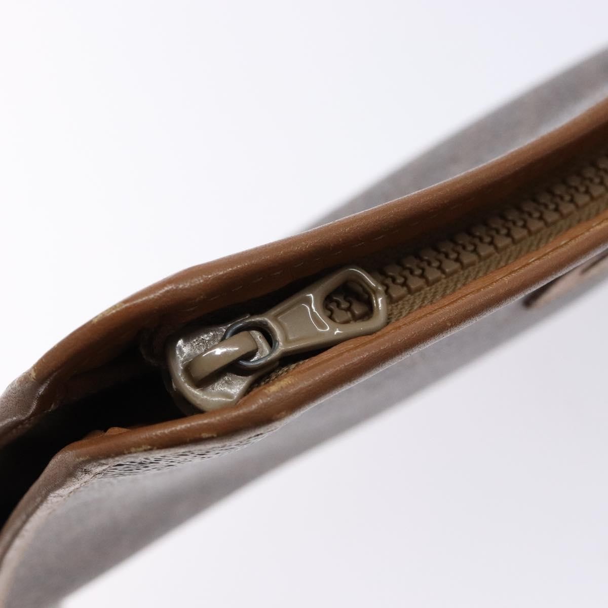 Celine Macadam Pochette Canvas and Leather, BROWN, CANVAS, Clutche & pouche