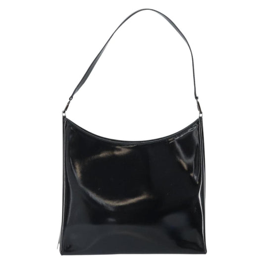 Salvatore Ferragamo Vintage Shoulder Bag Patent leather, BLACK, PATENT_LEATHER, Shoulder bag