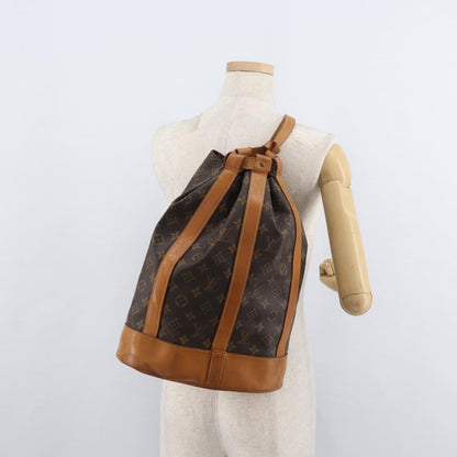Louis Vuitton Randonnee Backpack Monogram Canvas, Brown, Canvas, Shoulder Bag