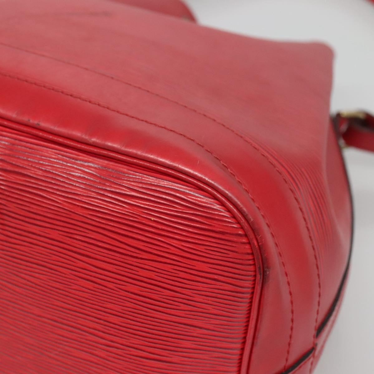 Louis Vuitton Noe Handbag Epi leather, RED, LEATHER, Handbag