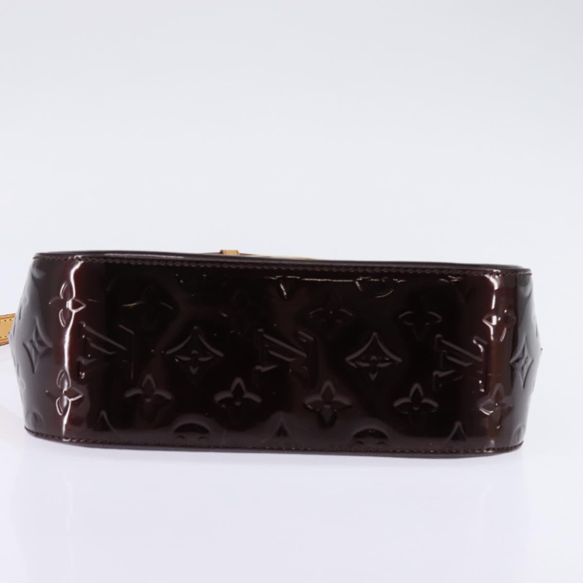 Louis Vuitton Bellflower Handbag Monogram Vernis, BURGUNDY, PATENT_LEATHER, Shoulder bag