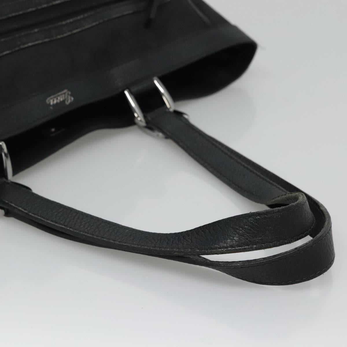 Gucci Abbey Pocket Tote GG Canvas, Black, Canvas, Tote Bag