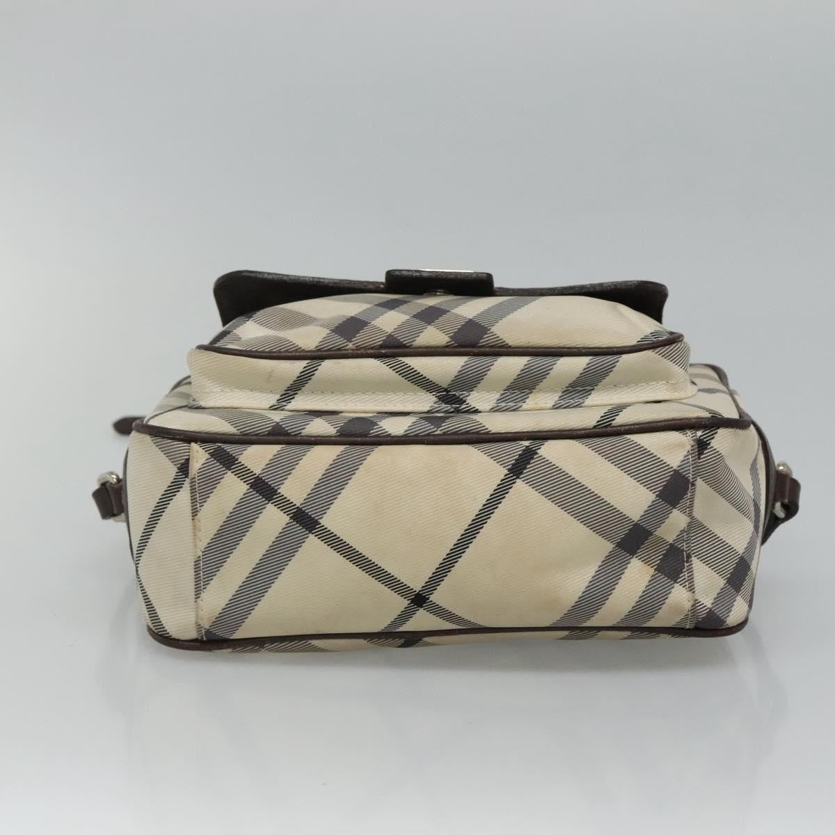 Burberry Nova Check Blue Label Nylon, BEIGE, NYLON, Shoulder bag