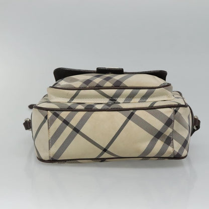 Burberry Nova Check Blue Label Nylon, BEIGE, NYLON, Shoulder bag