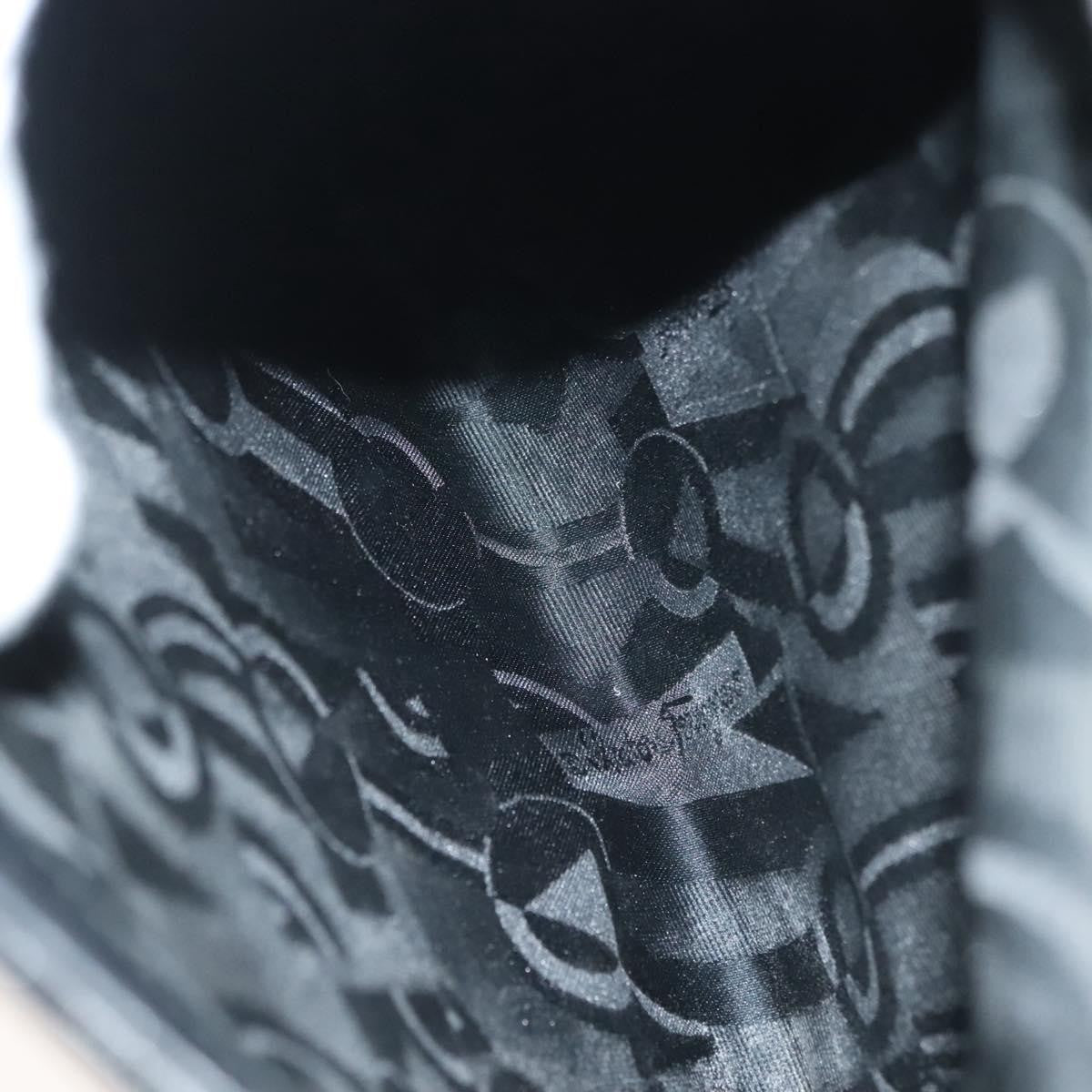 Salvatore Ferragamo Gancini Shoulder Bag Leather, BLACK, LEATHER, Shoulder bag