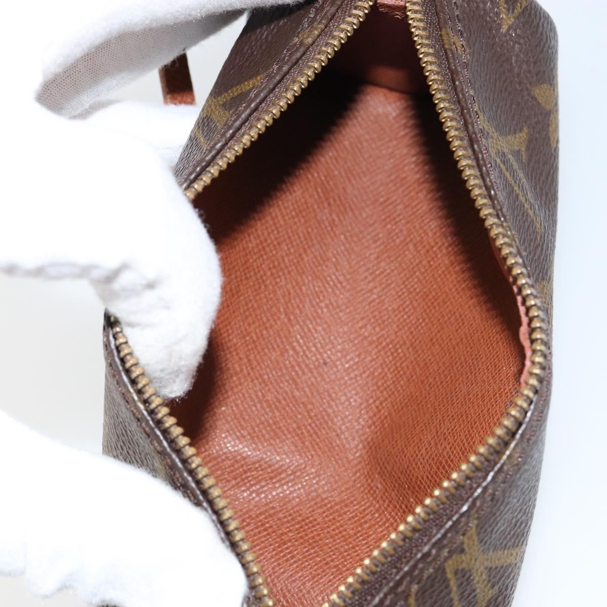 Louis Vuitton Papillon Pochette Monogram Canvas, BROWN, CANVAS, Clutche & pouche