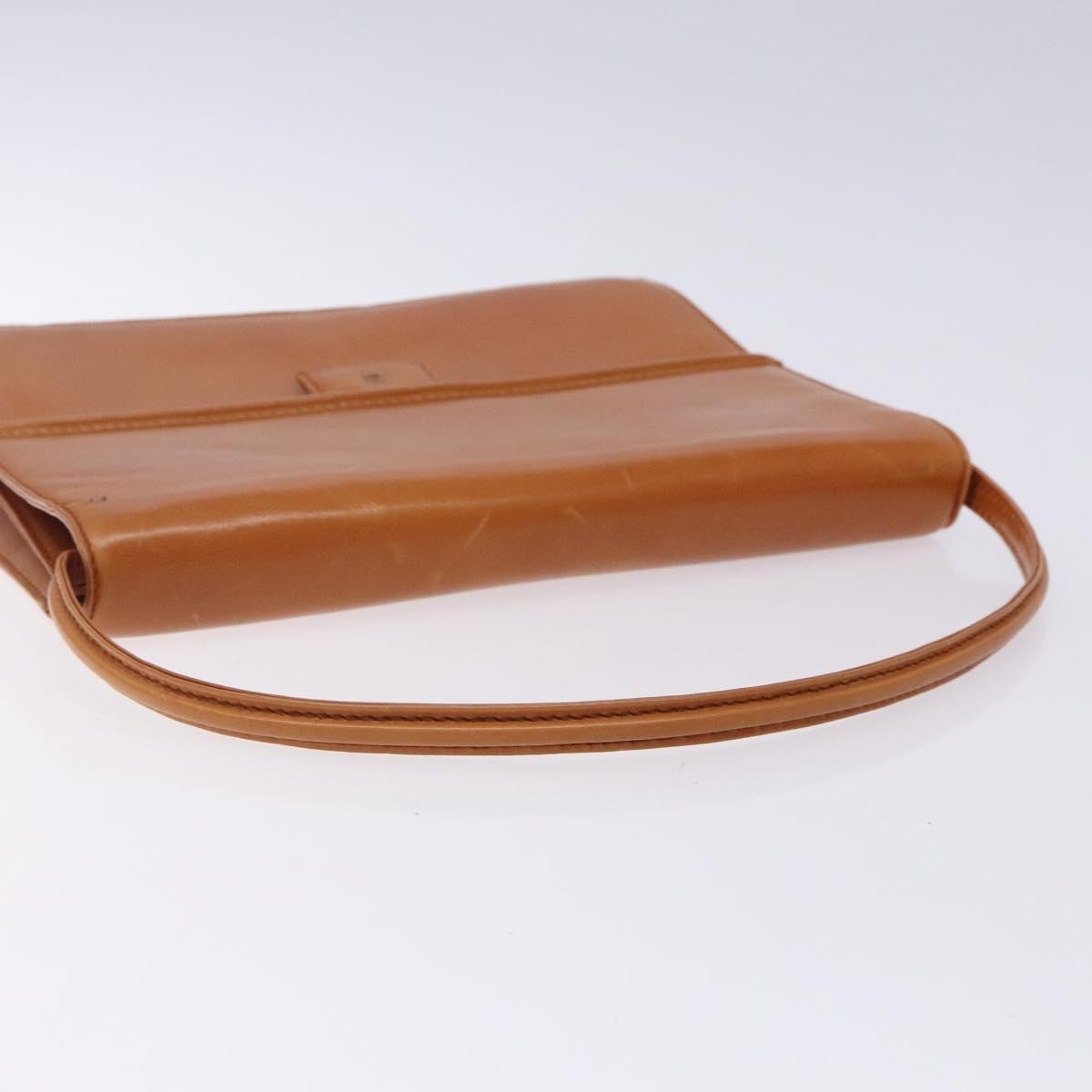 Loewe Anagram handbag Leather, BROWN, LEATHER, Handbag