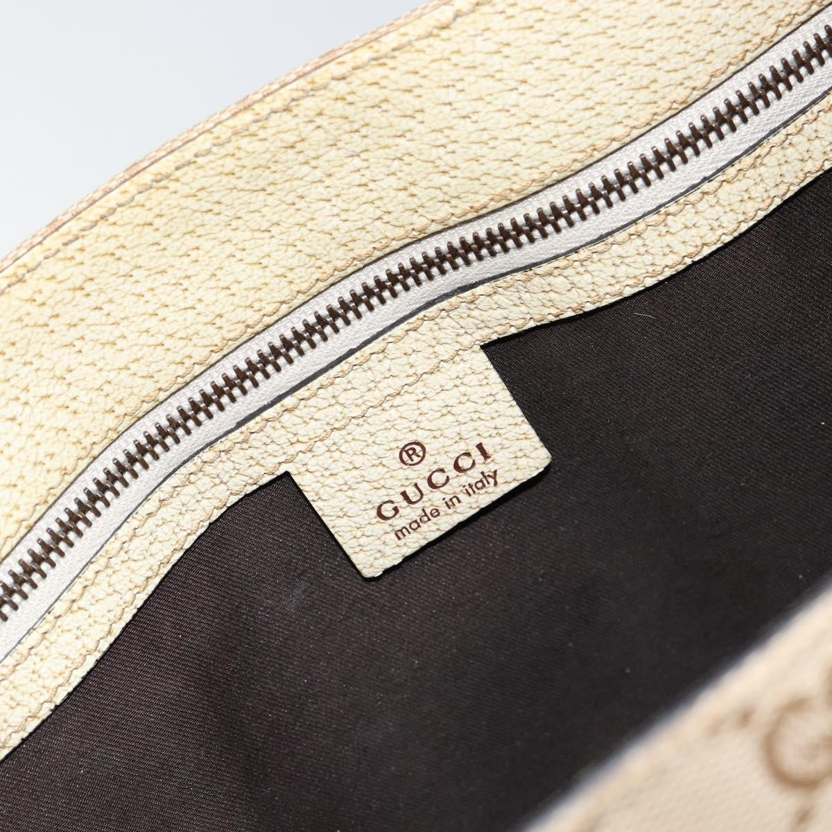 Gucci Open Tote GG Canvas, BEIGE, CANVAS, Tote bag