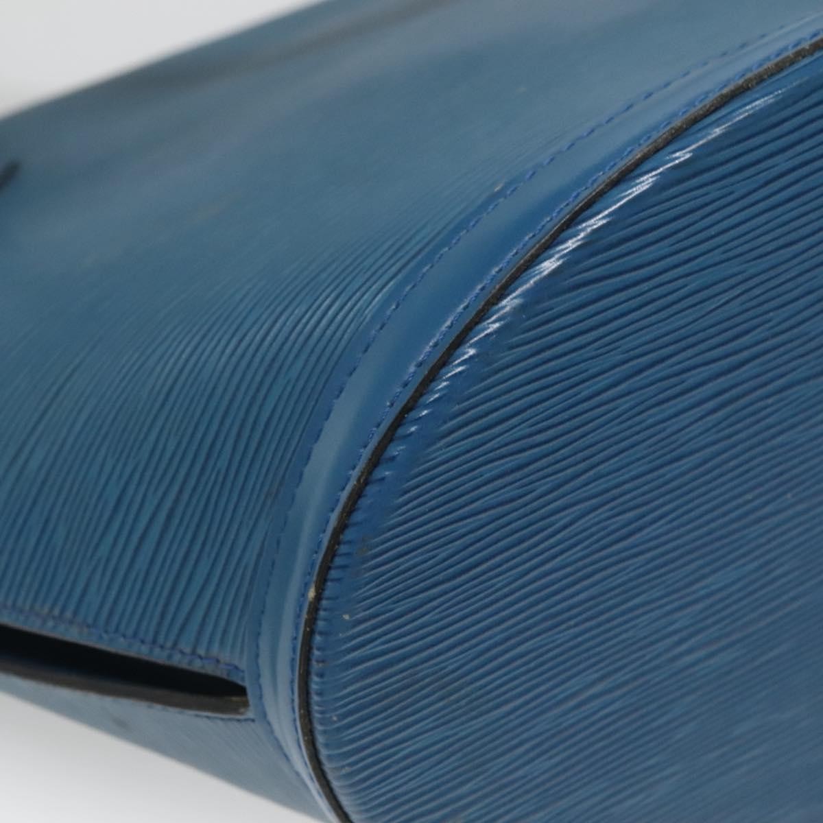 Louis Vuitton Saint Jacques Handbag Epi Leather, BLUE, LEATHER, Handbag