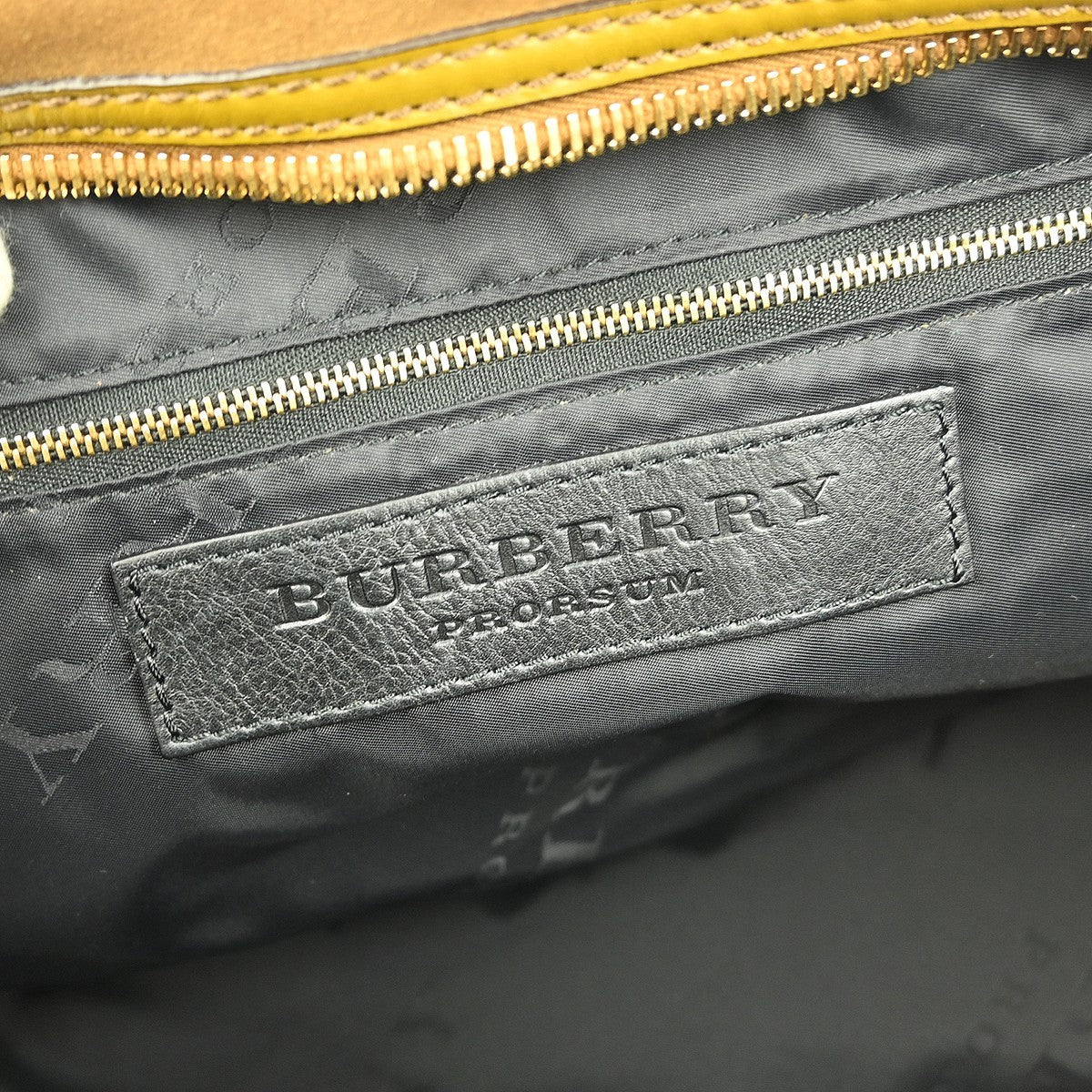 Burberry Vintage Handbag Leather, BROWN, LEATHER, Handbag