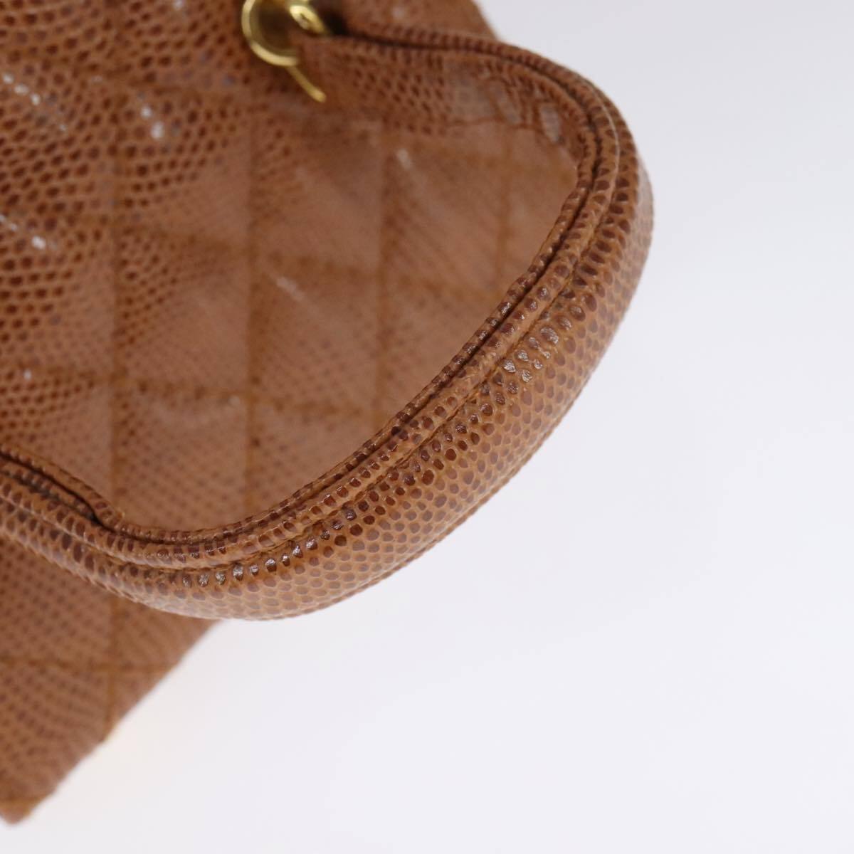 Fendi Vanity Clutch Leather, BROWN, LEATHER, Handbag