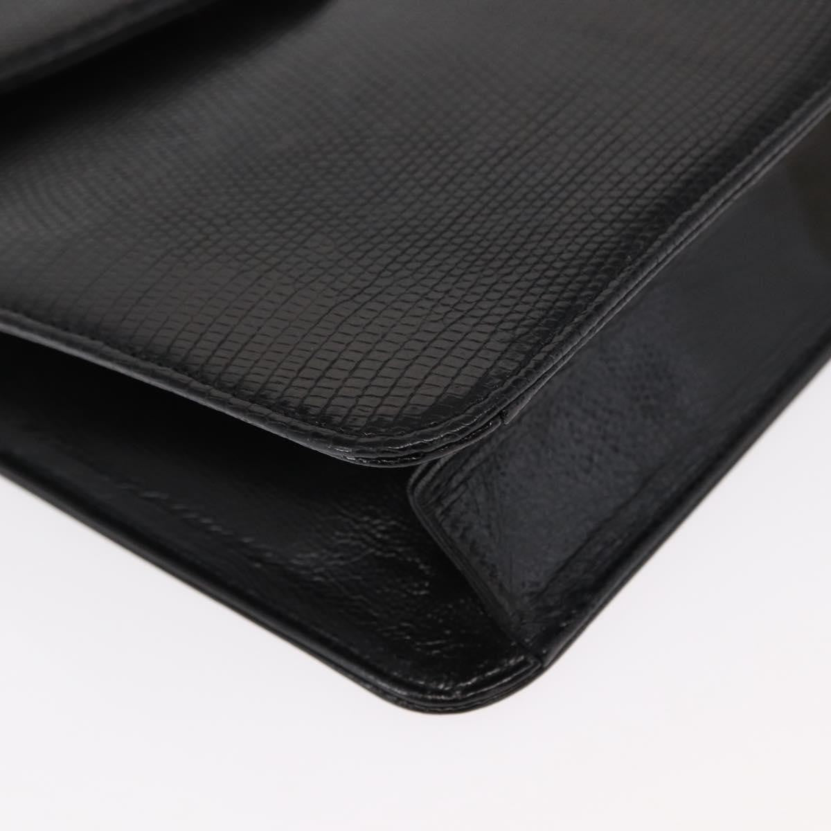 Saint Laurent Vintage Shoulder Bag Leather, BLACK, LEATHER, Shoulder bag