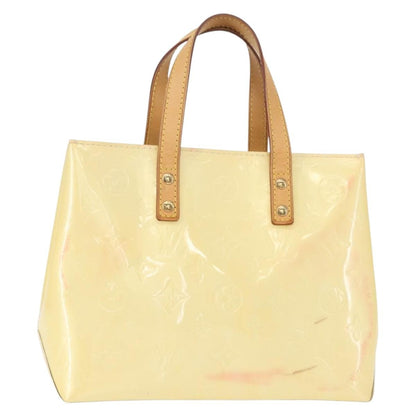 Louis Vuitton Reade Handbag Monogram Vernis, BEIGE, PATENT_LEATHER, Tote bag