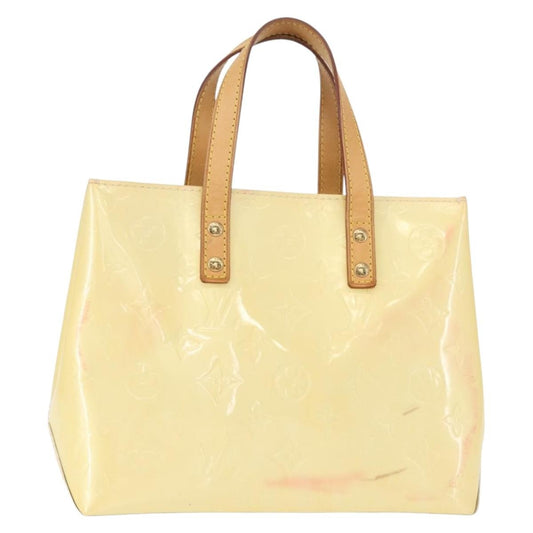 Louis Vuitton Reade Handbag Monogram Vernis, BEIGE, PATENT_LEATHER, Tote bag