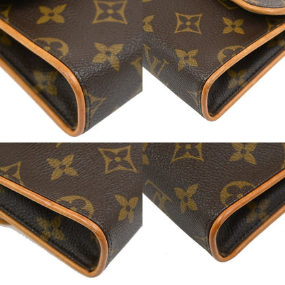 Louis Vuitton Florentine Waist Bag Monogram Canvas, BROWN, CANVAS, Shoulder bag
