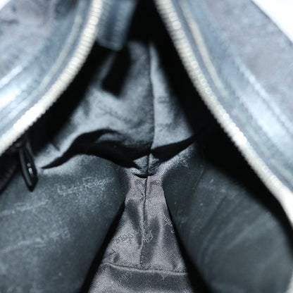 Salvatore Ferragamo Vintage Shoulder Bag Canvas, BLACK, CANVAS, Shoulder bag