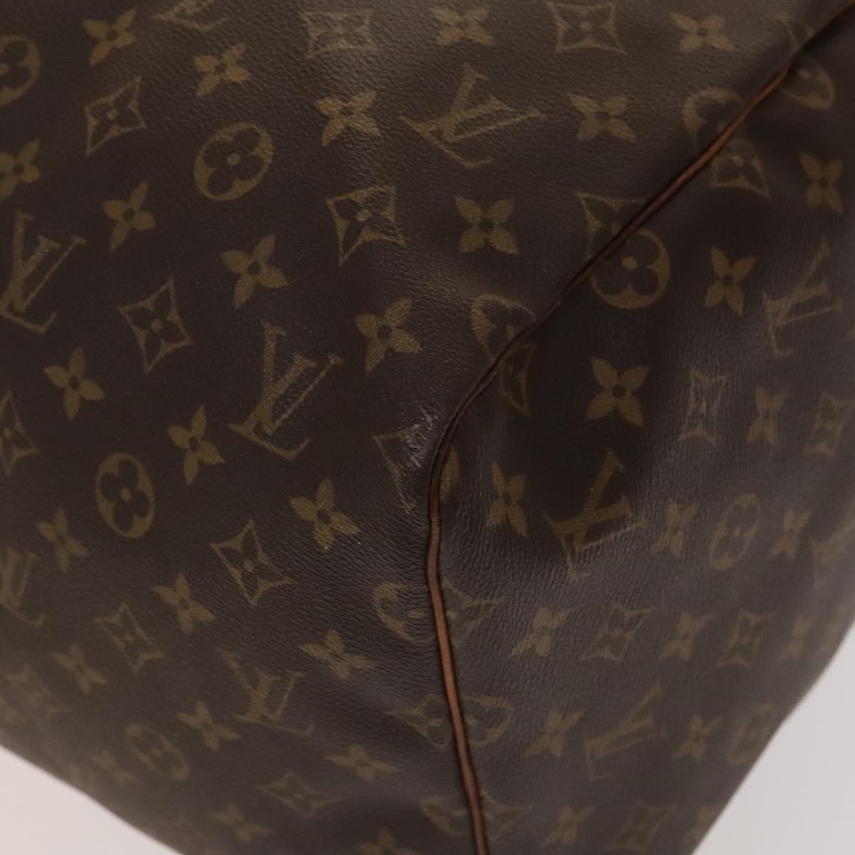 Louis Vuitton Keepall Bag Monogram Canvas, BROWN, CANVAS, Travel bag