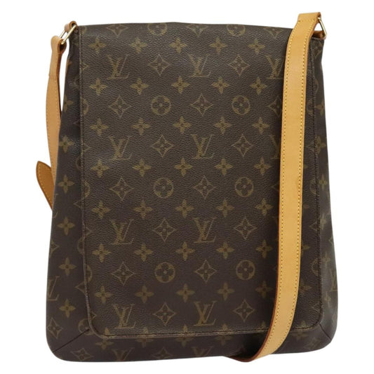 Louis Vuitton Musette Salsa Handbag Monogram Canvas, BROWN, CANVAS, Shoulder bag