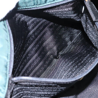 Prada Metal Handles Tote Tessuto, KHAKI, NYLON, Tote bag