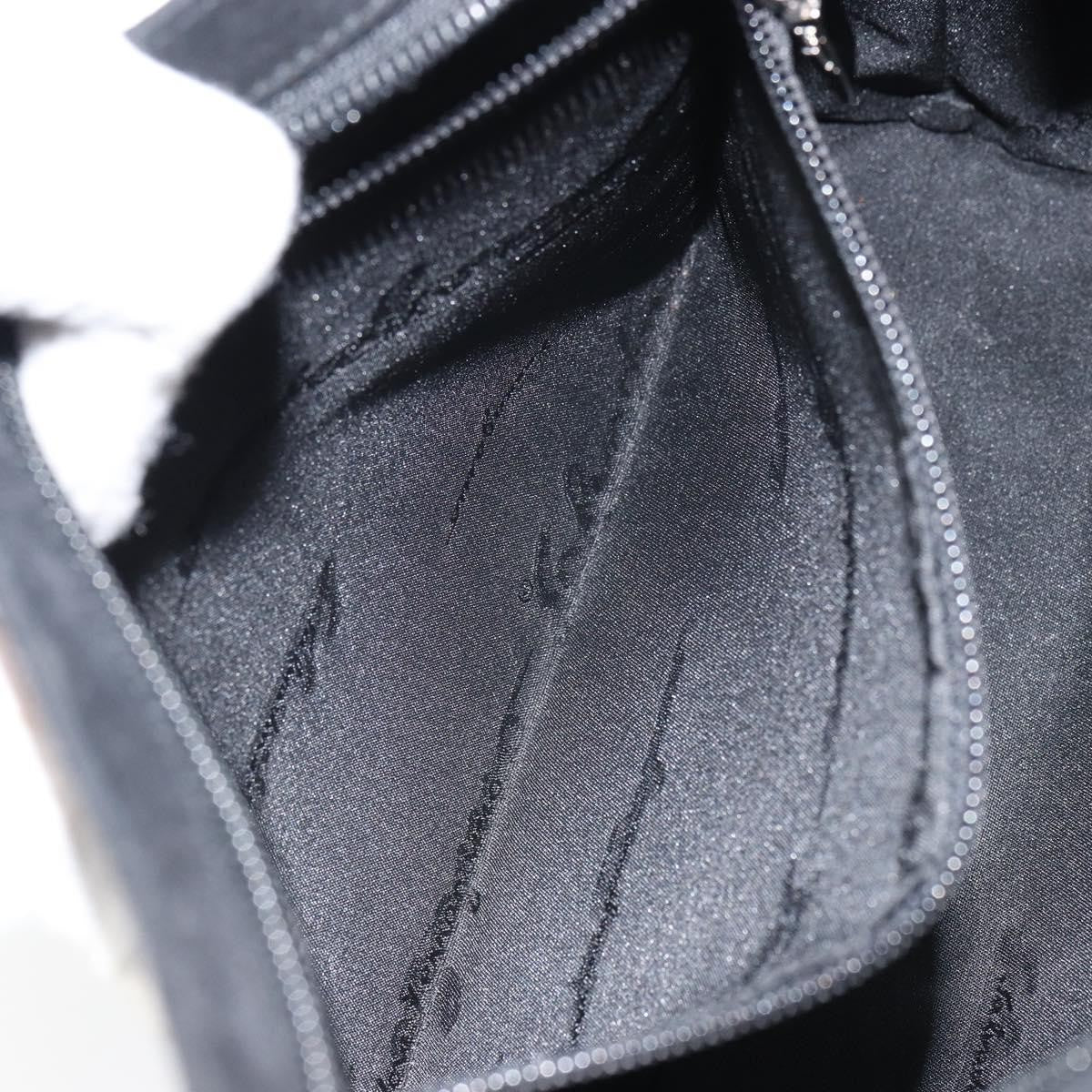 Salvatore Ferragamo Vintage Shoulder Bag Suede, BLACK, SUEDE, Shoulder bag