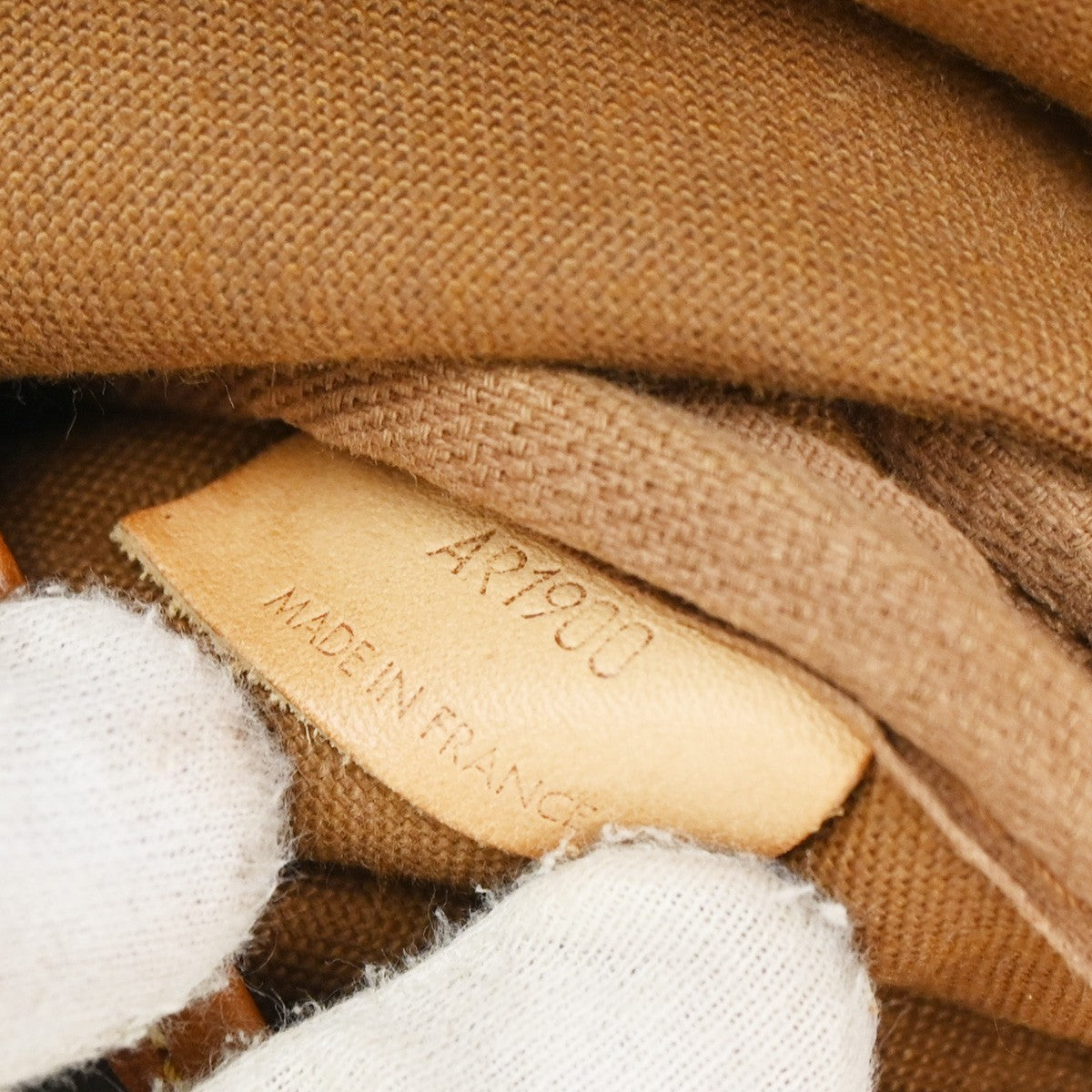 Louis Vuitton Saumur Handbag Monogram Canvas, BROWN, CANVAS, Shoulder bag