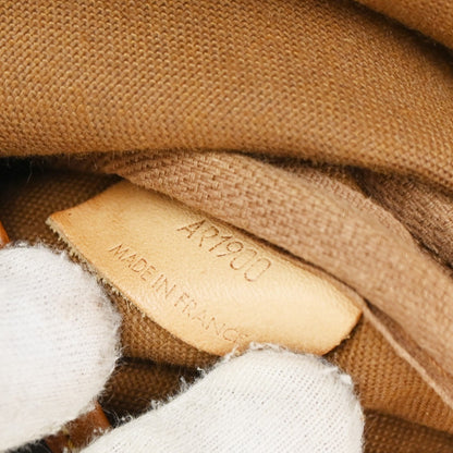 Louis Vuitton Saumur Handbag Monogram Canvas, BROWN, CANVAS, Shoulder bag