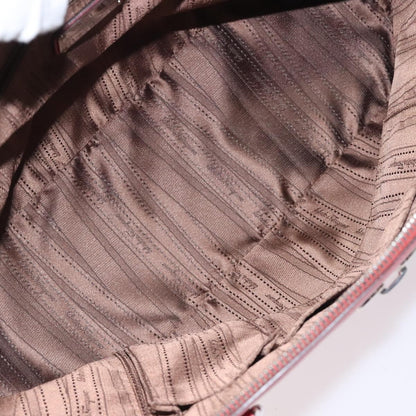 Salvatore Ferragamo Gancini handbag Leather, PINK, LEATHER, Handbag