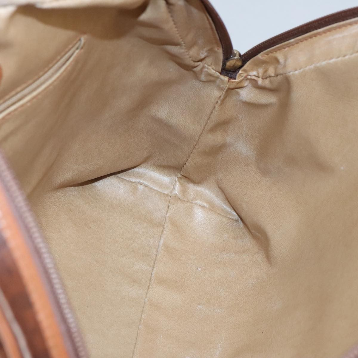 Bally Vintage Tote Bag Canvas, BROWN, CANVAS, Tote bag