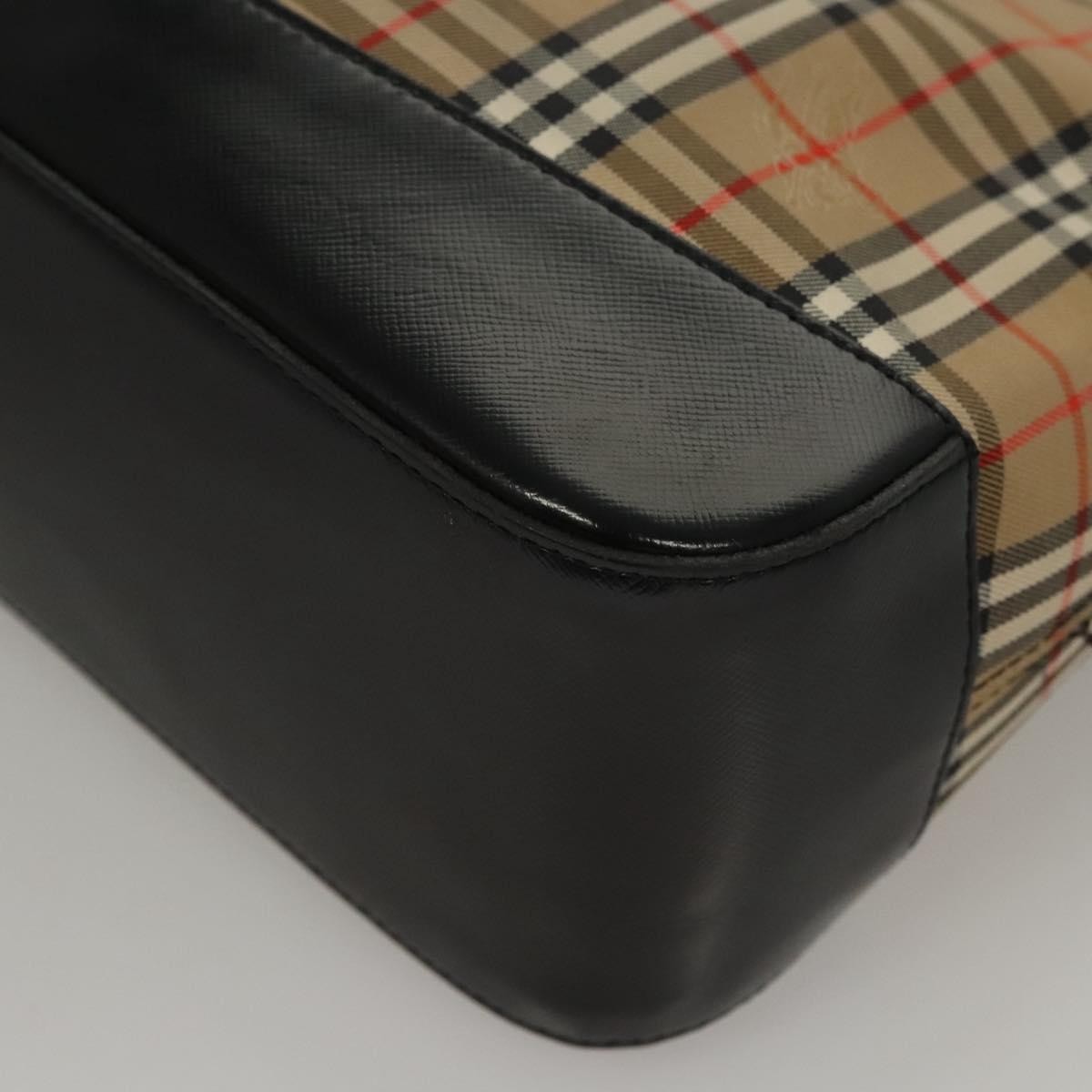 Burberry Nova Check Handbag Nova Check Canvas and leather, BEIGE, CANVAS, Handbag