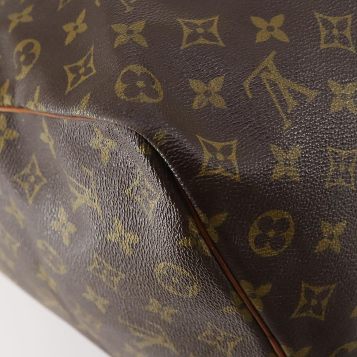 Louis Vuitton Keepall Bag Monogram Canvas, BROWN, CANVAS, Travel bag