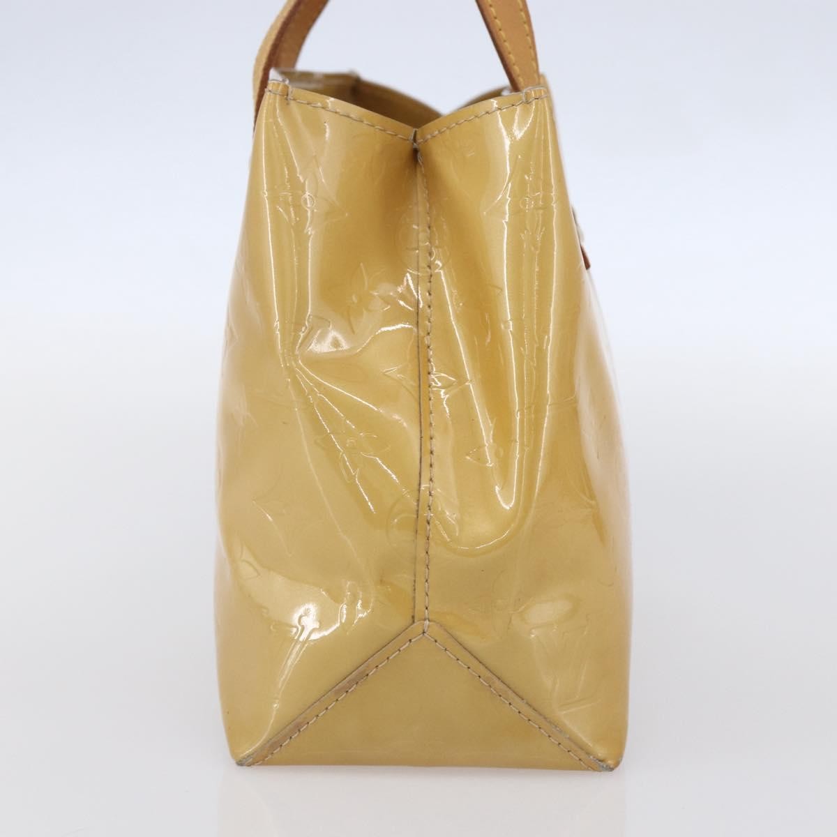 Louis Vuitton Reade Handbag Monogram Vernis, BEIGE, PATENT_LEATHER, Handbag