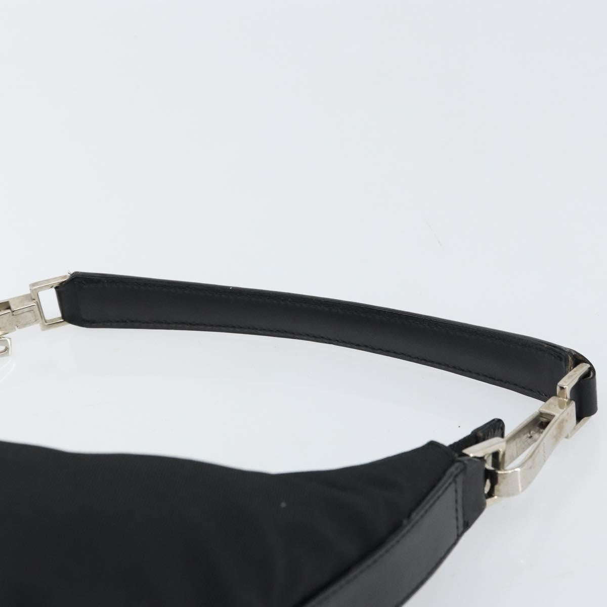 Gucci Zip Hobo Nylon, Black, Nylon, Shoulder Bag