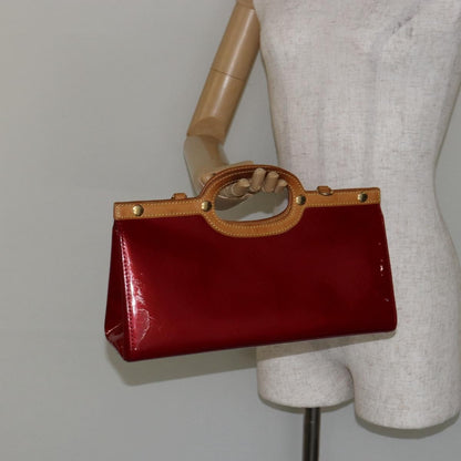 Louis Vuitton Roxbury Drive Handbag Monogram Vernis, RED, PATENT_LEATHER, Handbag