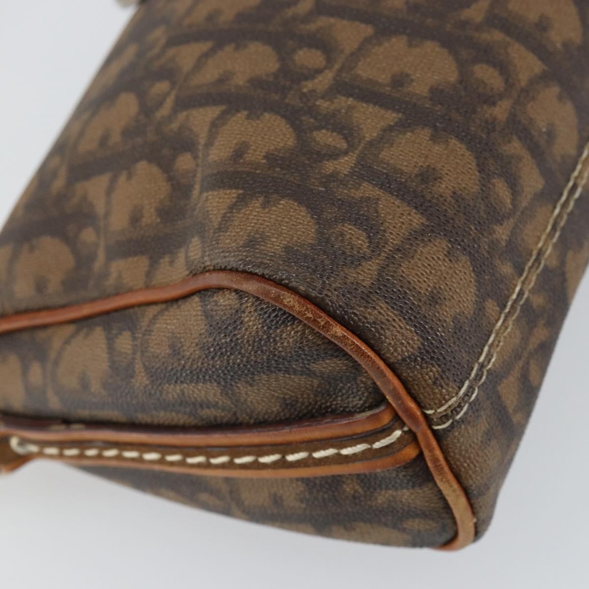 Christian Dior Trotter shoulder bag Canvas, BROWN, PVC, Shoulder bag