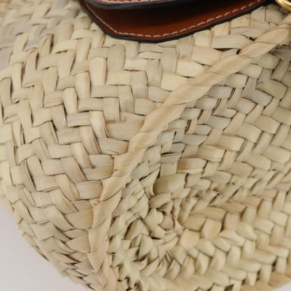 Chloe Marcie Tote RAFFIA, BEIGE, WOOD, Tote bag