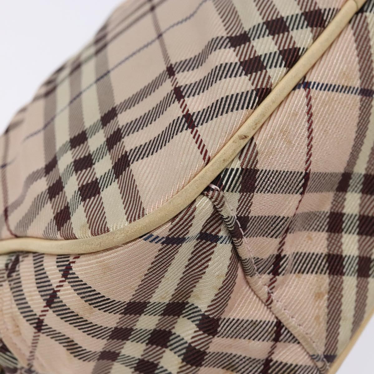 Burberry Nova Check Blue Label Nylon, PINK, NYLON, Shoulder bag