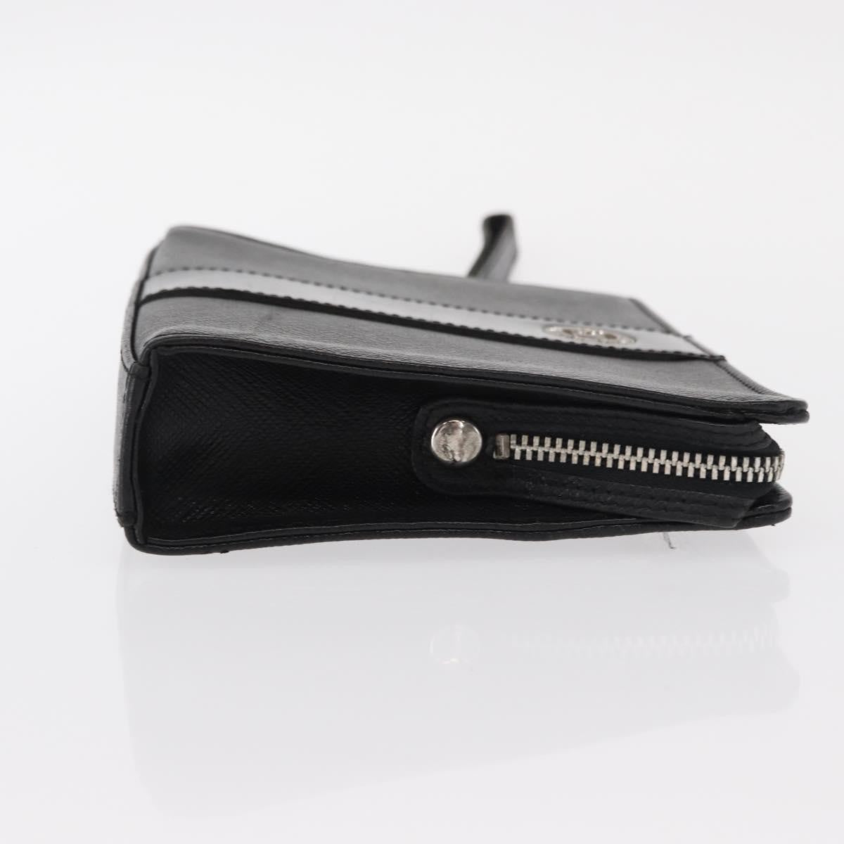 Valentino Garavani Pochette Leather, BLACK, LEATHER, Clutche & pouche