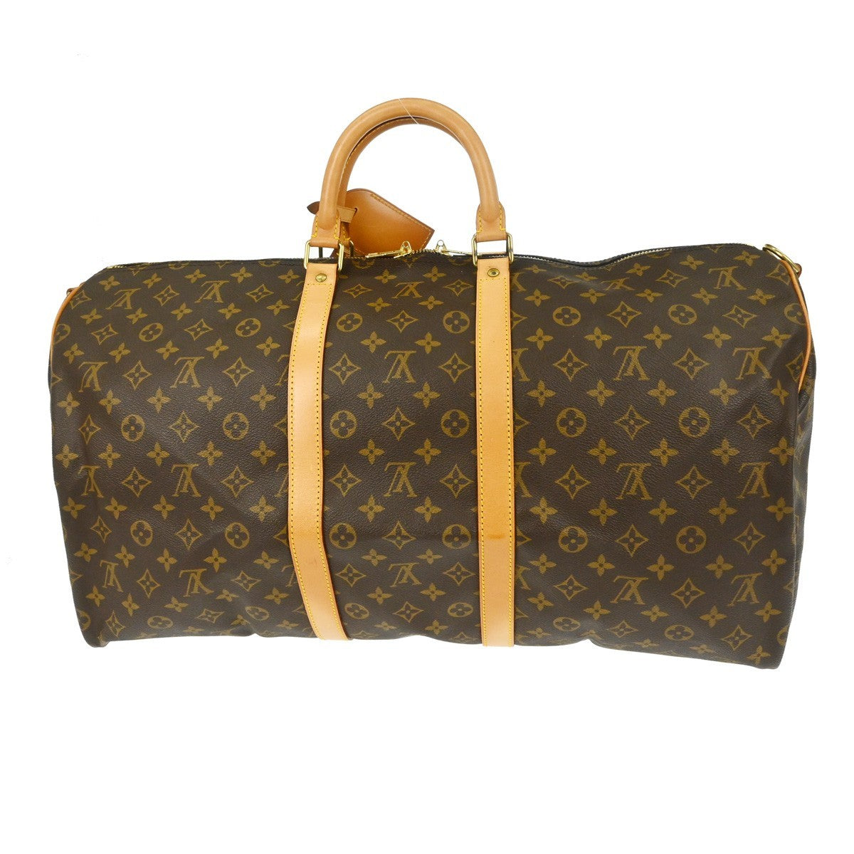Louis Vuitton Keepall Bandouliere Bag Monogram Canvas, Brown, Canvas, Travel Bag