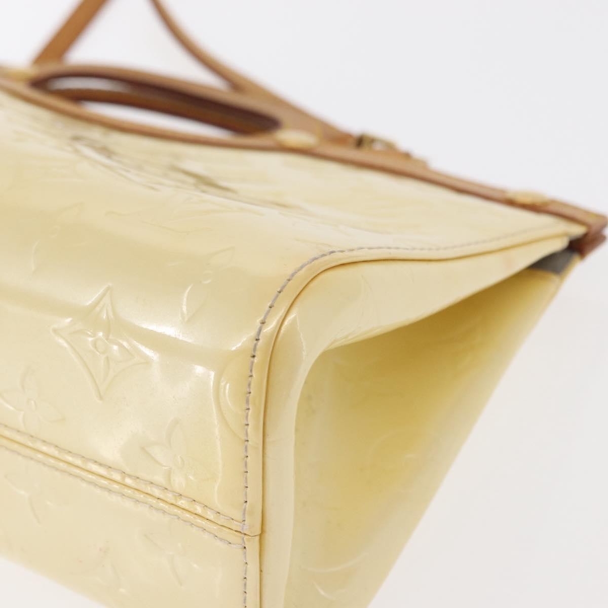 Louis Vuitton Roxbury Drive Handbag Monogram Vernis, YELLOW, PATENT_LEATHER, Handbag