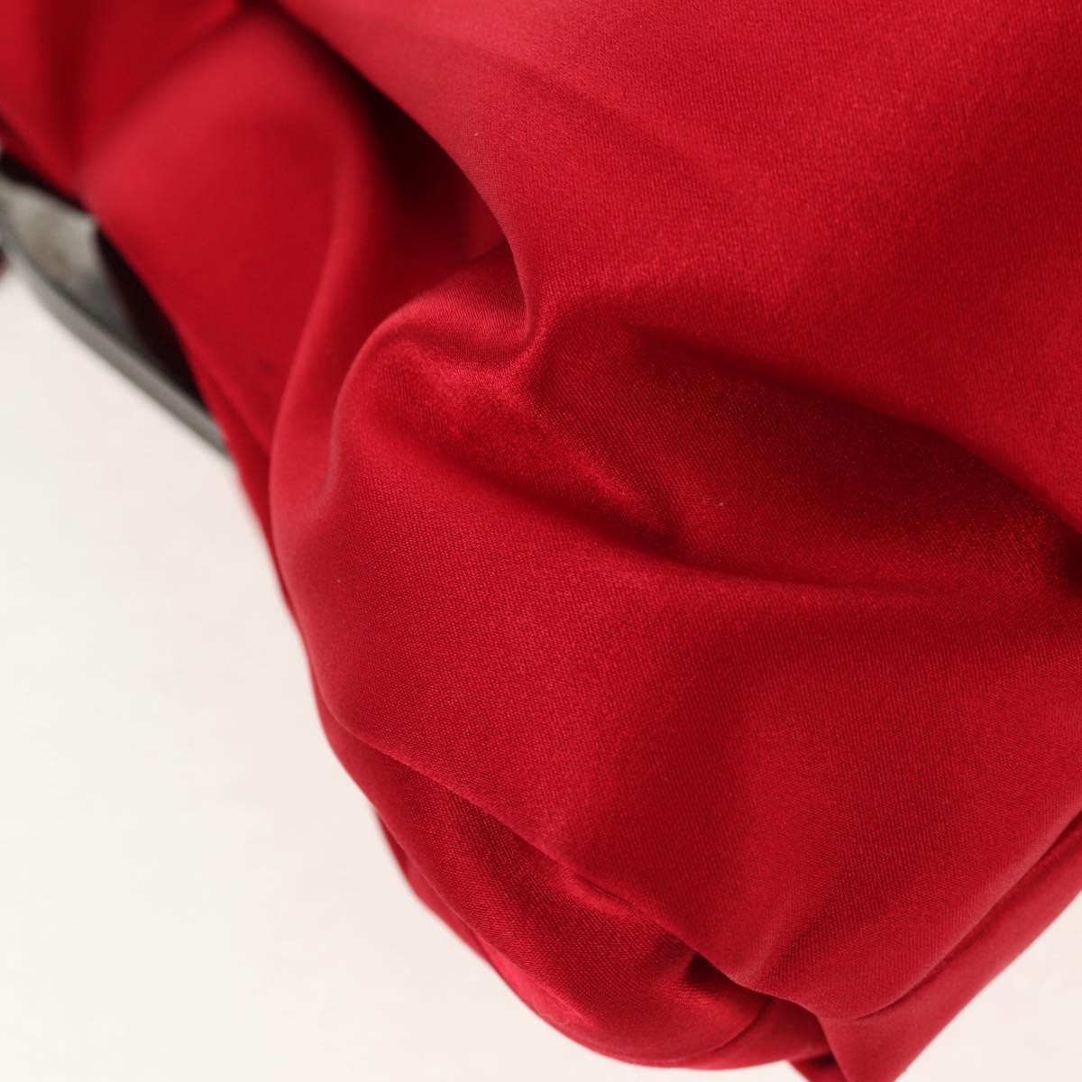 Christian Louboutin Yoyo Frame Clutch Satin, RED, SATIN, Clutche & pouche