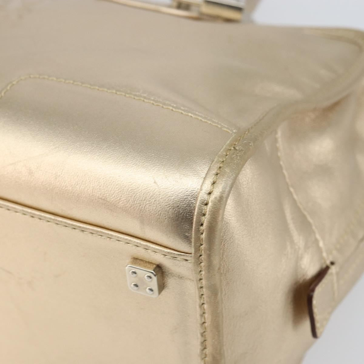 Loewe Amazona Bag Leather, GOLD, LEATHER, Handbag