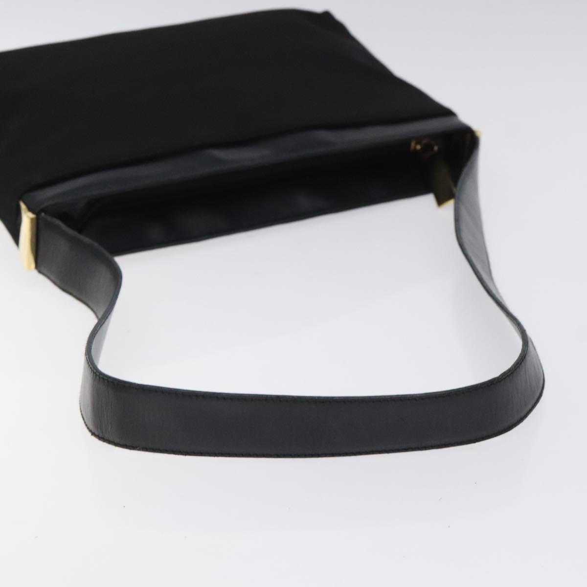 Salvatore Ferragamo Shoulder Bag Canvas, BLACK, CANVAS, Shoulder bag