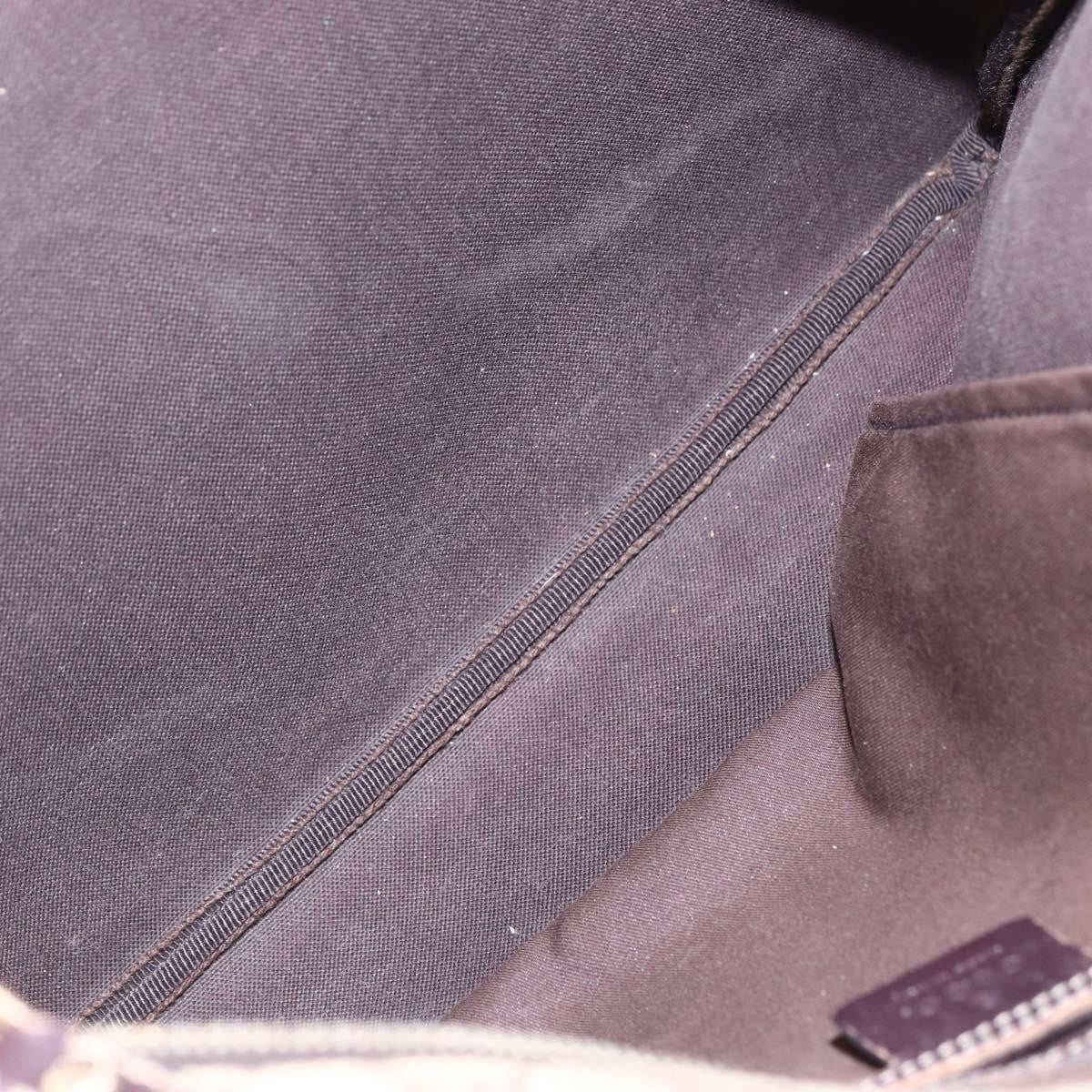 Gucci Zip Top Messenger Bag GG Coated Canvas, BEIGE, PVC, Shoulder bag