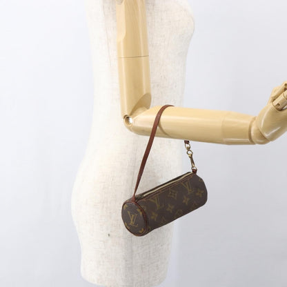 Louis Vuitton Papillon Pochette Monogram Canvas, BROWN, CANVAS, Clutche & pouche