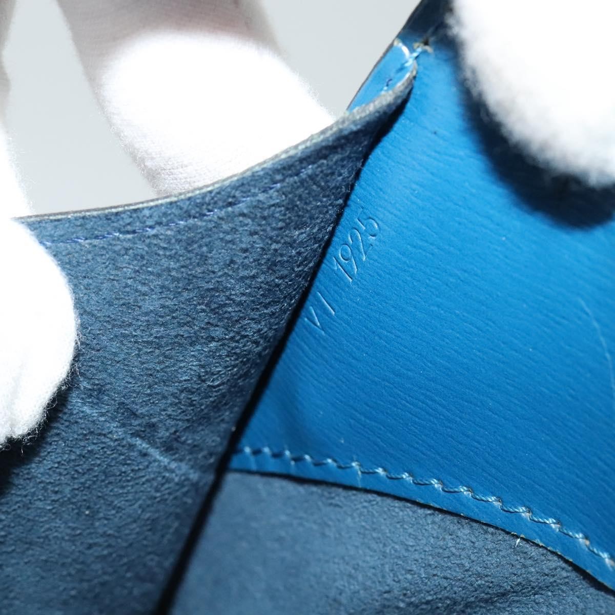 Louis Vuitton Cluny Shoulder Bag Epi Leather, BLUE, LEATHER, Shoulder bag